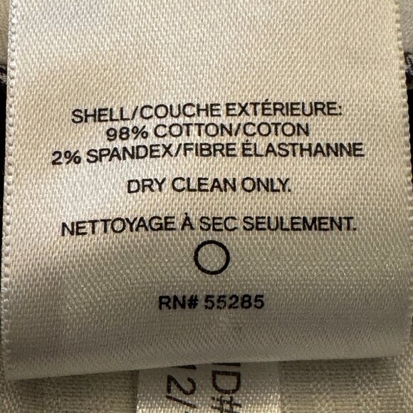 Like new EXPRESS Slim Stretch Cotton-Blend Suit Pant in Light Gray 32 x 28.25 - Picture 8 of 8